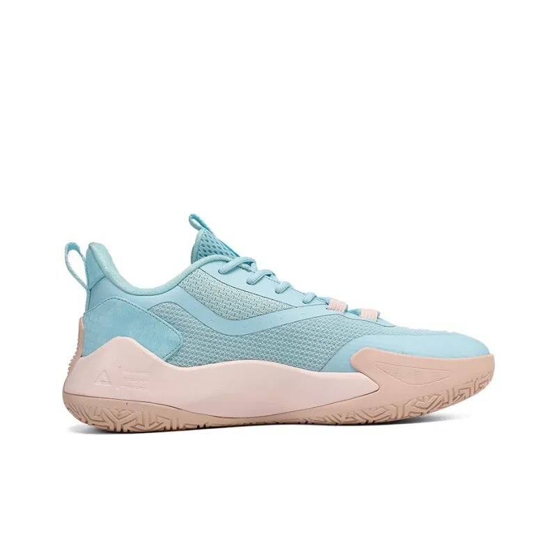 PEAK Sharp Marks Basketball Shoes Men Low Top Blue-1