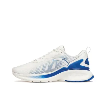 Anta Tron 1.5 Cushioned Slip Resistant Abrasion Resistant Breathable Low Top Running Shoes Men's White Blue