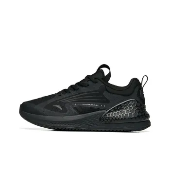 Anta C37+ Cushioned Anti Slip Wear Resistant Breathable Lightweight Low Top Casual Running Shoes Women's Black