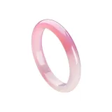 Pink Peach Blossom Flat inside Bangle (Peaceful Bangle)