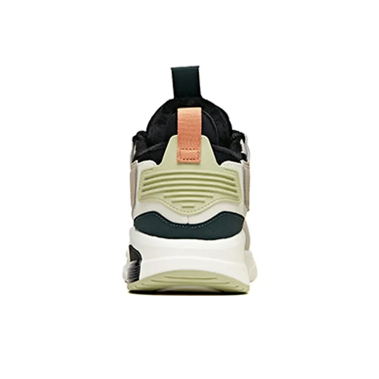 ANTA Rubik's Cube Casual Shoes Men Low Top White/Gray/Green-3