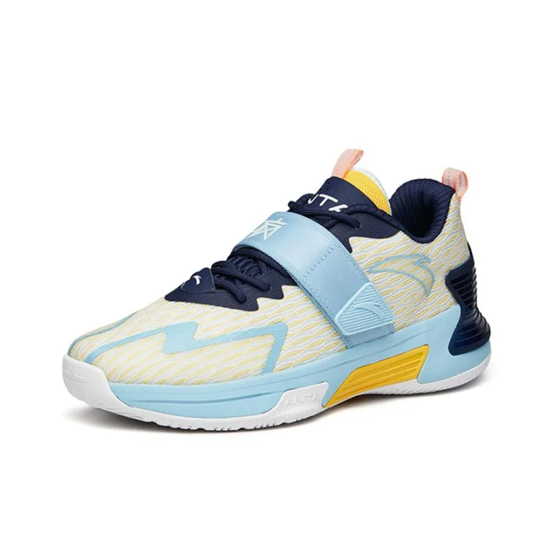 Anta Hengsao3 Cushioning Anti-Slip And Wear-Resistant Low-Top Basketball Shoes Green-1