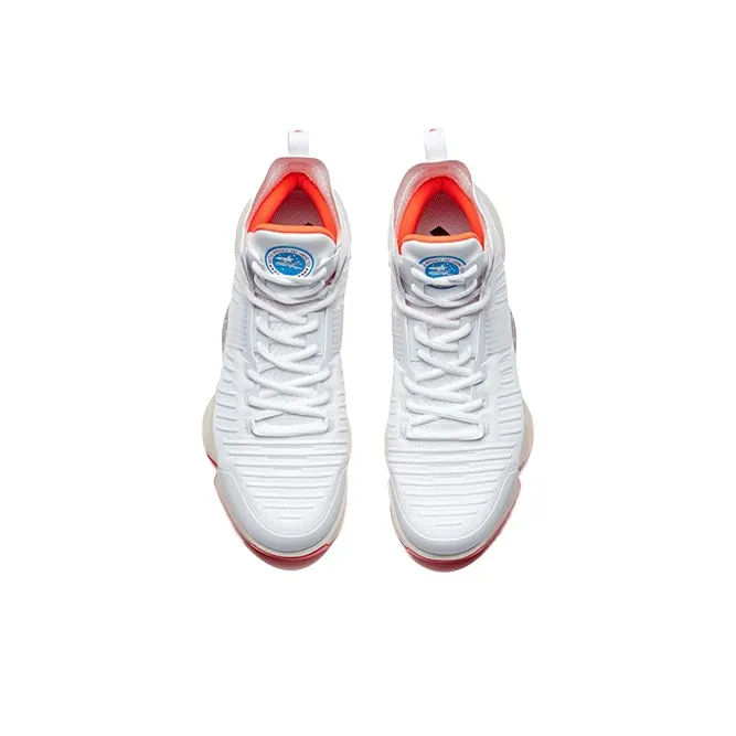 Anta SEEED Seed Plan High Top Performance Basketball Shoes Men's White Red-2