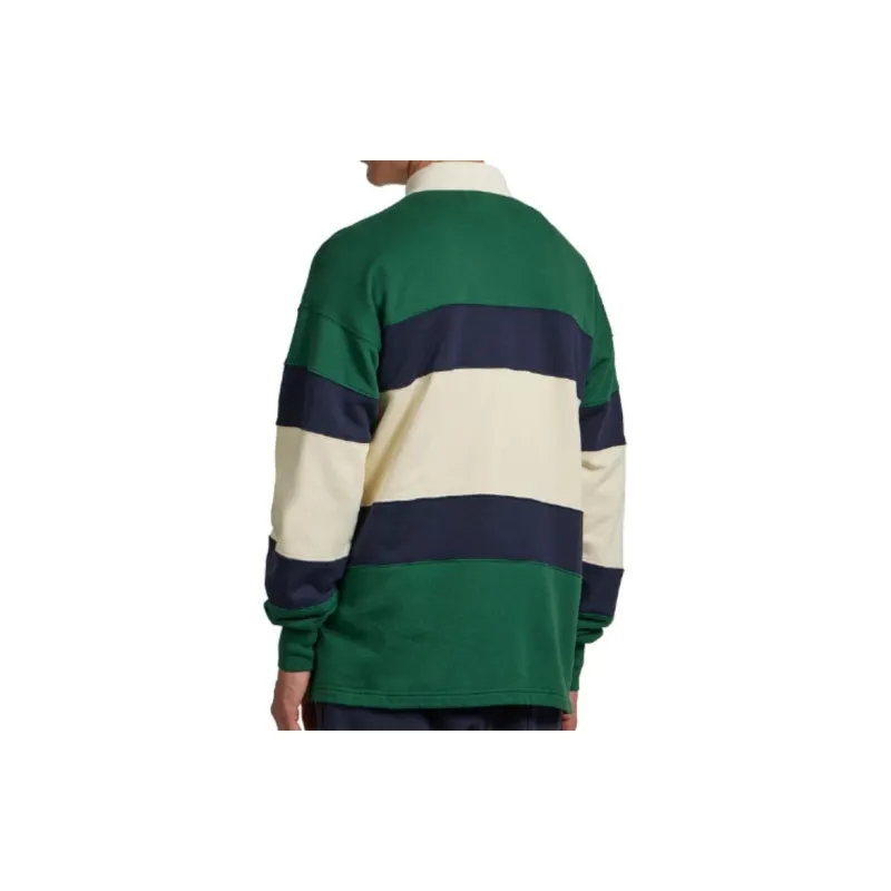 AUTRY Striped Jersey Polo Shirt-1