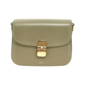 A.P.C Grace Logo Printed Small Shoulder Bag