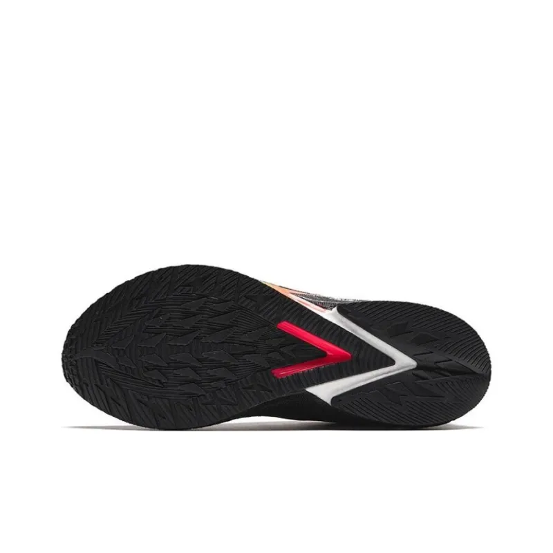 Anta Rocket 5.0 Anti Slip Wear Resistant Low Top Training Running Shoes Men's Black Red-4