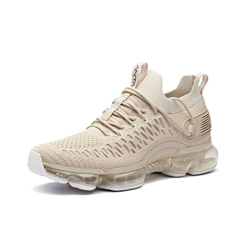 Anta SEEED Cushioning Slip-Resistant Breathable Coverage Lightweight Low-Top Running Shoes Men's Umber-2