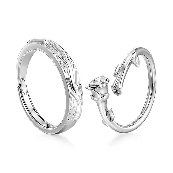 KADER S925 Silver Rings Unisex Silver White-1