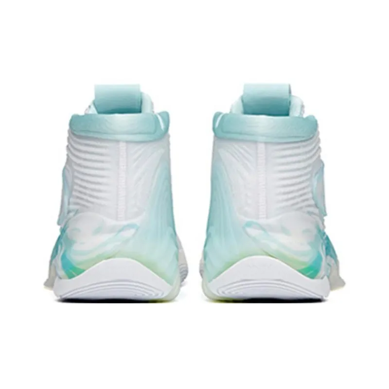 ANTA KT6 Basketball Shoes Men High Top White/Blue-3