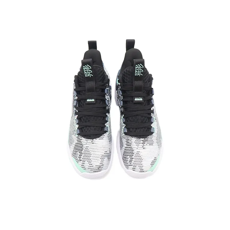 ANTA Alien 3 Basketball Shoes Men Mid Top White/Black/Gray-3