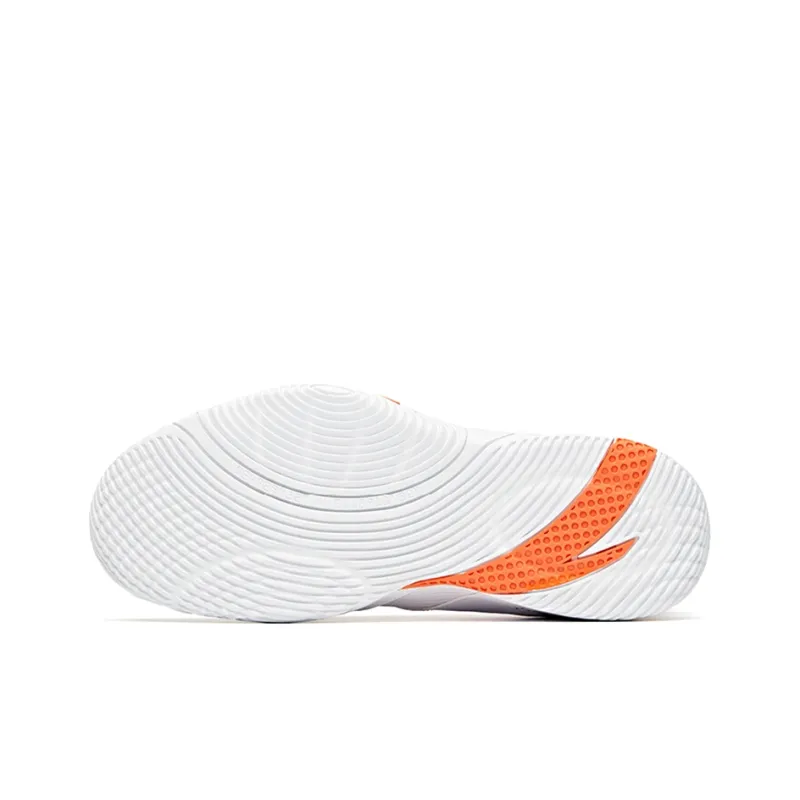 ANTA UFO3.0 Basketball Shoes Men Low Top ANTA White/Chlorine Blue/Lava Orange-4