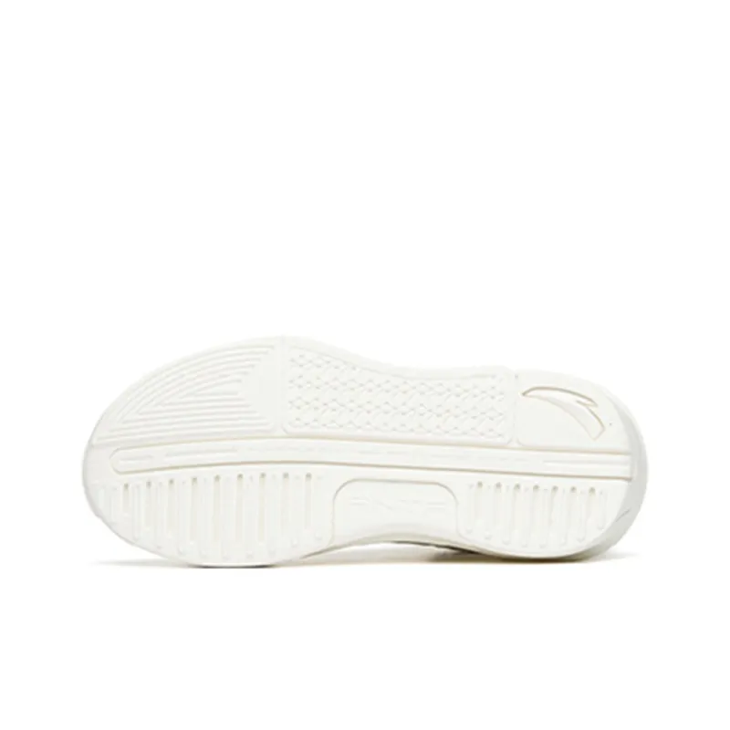 Anta C37 2.0 Breathable And Lightweight Mid Top Skateboard Shoes Women's Ivory White-5