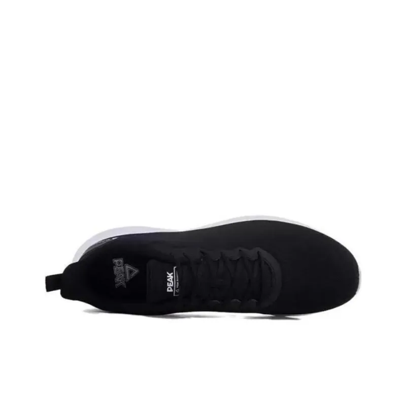 PEAK Qingyi Anti Slip And Wear Resistant Breathable Low Top Running Shoes Men's Black-3