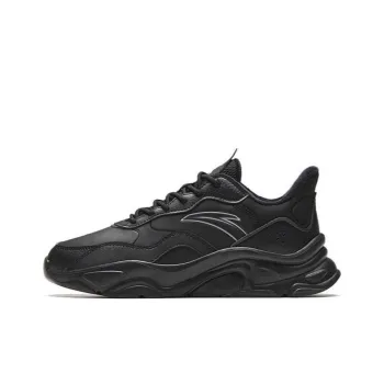 Anta Little Millennium Anti Slip Wear Resistant Low Top Casual Shoes Women's Black
