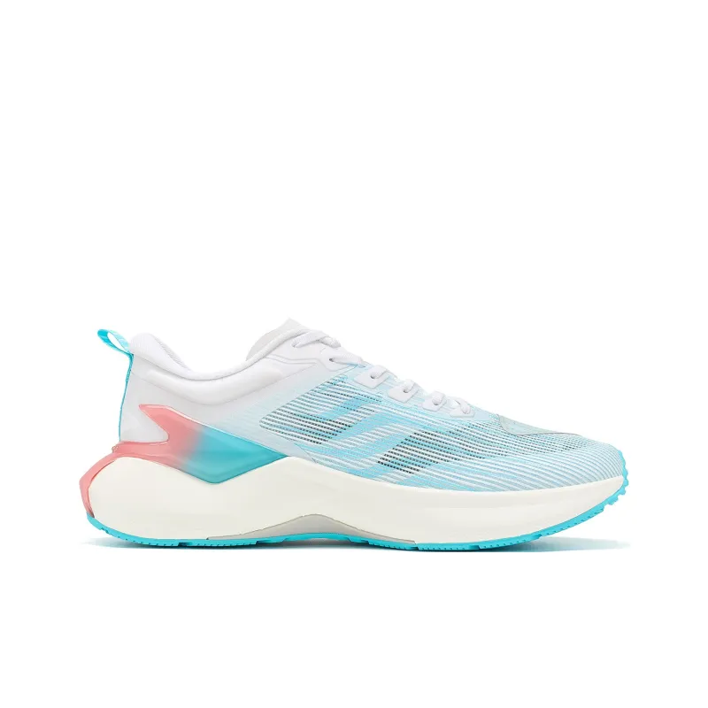 PEAK State Extreme 5.0 Cushioning Abrasion Resistant Breathable Rebound Low Top Running Shoes Men's White Blue-1
