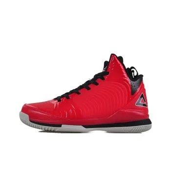 PEAK Battier Generation 9 Presidential Concept High-Top Performance Basketball Shoes Men's Red Black