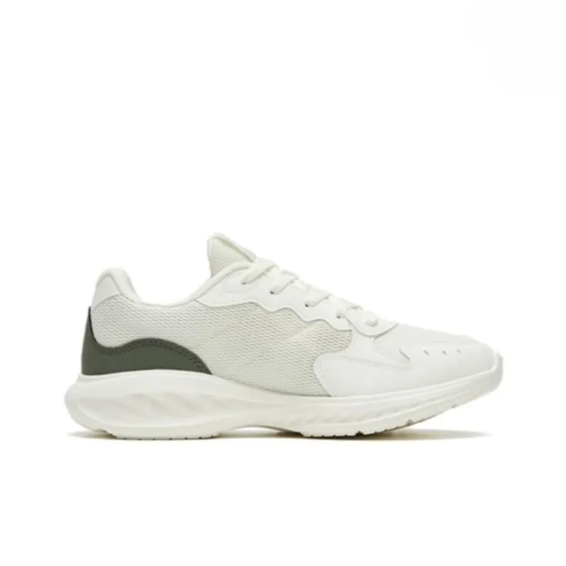 Anta Nebula Cushioning, Slip Resistant, And Abrasion Resistant Low Top Running Shoes Women's White Yellow Cyan-2