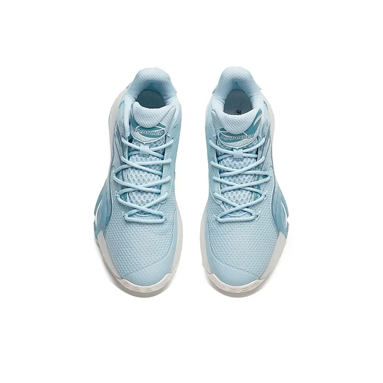 Anta A Flash Bubble 1.0 KT Cushioned Slip Resistant Low Top Performance Basketball Shoes Men's Blueberry Mousse-2