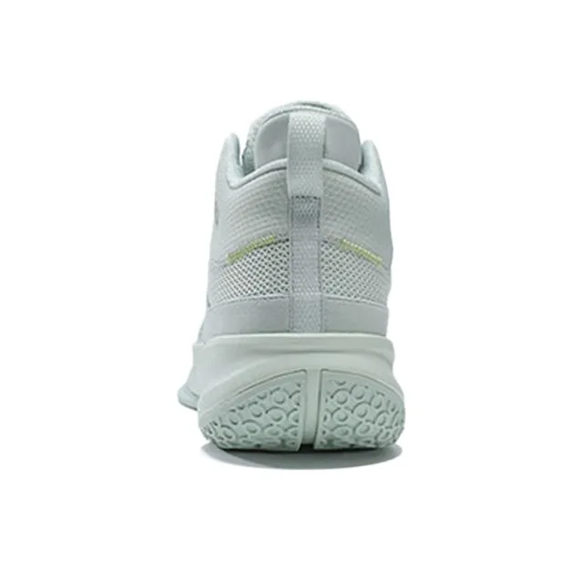 PEAK Lan Qie Cushioning Anti Slip And Wear Resistant Breathable Coverage Mid Top Basketball Shoes Men's Pea Green-2