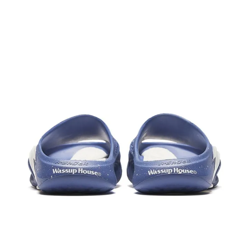 WASSUP x Anta Nitrogen Bubbles Slide Slippers Men's Blue-3