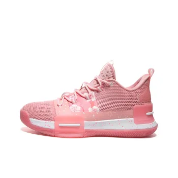 PEAK Flash Basketball Shoes Women's Mid Top Pink