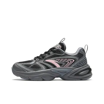 Anta Millennium Glacier Cushioning, Wear Resistant Low Top Casual Shoes Women's Gray Pink