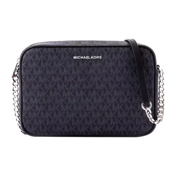 MICHAEL KORS Jet Set With Leather Camera Bag, Crossbody Bag, Shoulder Bag Women's Black