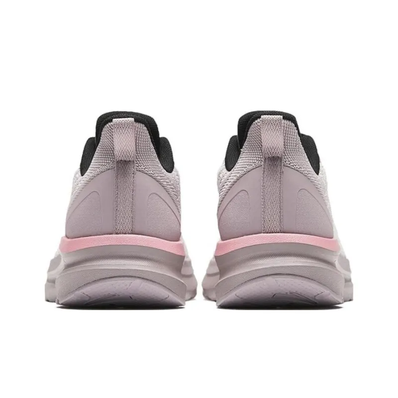 Anta Cloud Journey Anti Slip Wear Resistant Low Top Running Shoes Women's Silver Gray-3