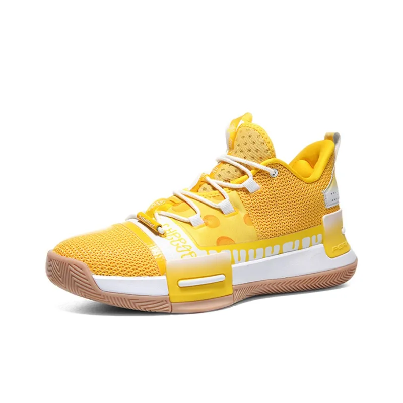 PEAK Flash Shock Absorbers With Slip Resistant And Abrasion Resistant Properties Low Top Basketball Shoes Women's Tawny-1