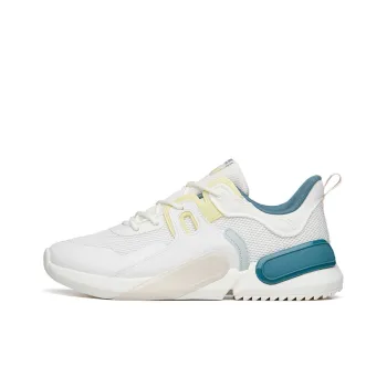 Anta Rubik's Cube Cushioning Wear Resistant Low Top Casual Shoes Men's White Beige Gray