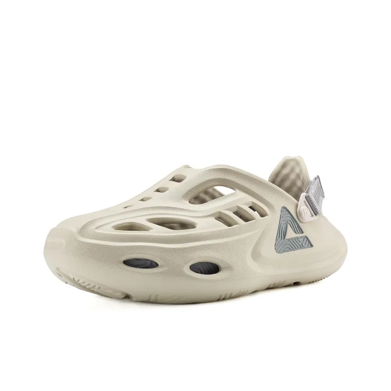 PEAK Taiji Clogs Touring Sports Sandals Men's Beige Gray Green-2