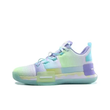 PEAK Flash Cushioning Anti Slip And Wear Resistant Coverage Support Low Top Taichi Basketball Shoes Men's Verdant Green