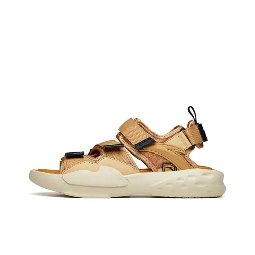 ANTA Bastard Beach Sandals Men Camel Yellow/Black