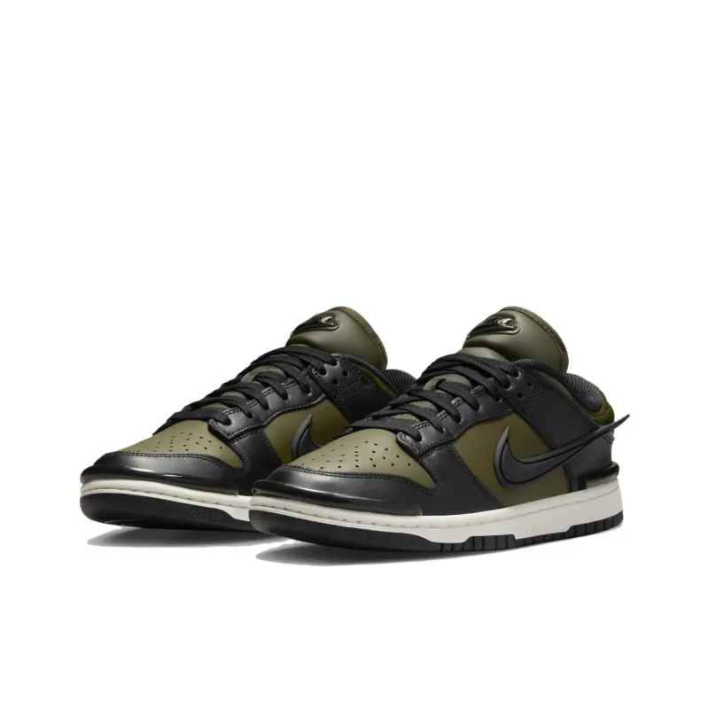 Nike Dunk Low Twist Army Khaki Black Women's-2
