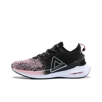 PEAK State Pole Water Shield Low Top Running Shoes Women's Black Pink Purple