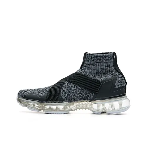 ANTA SEEED Stream Glow Casual Shoes Men High-Top Black Gray