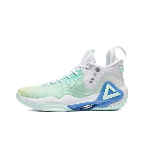 PEAK Sonic Boom 2.0 Basketball Shoes Men Low-Top White/Green