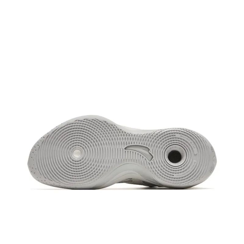 Anta KT8 Cushioning Anti-Slip And Wear-Resistant High-Top Basketball Shoes Light Gray-4