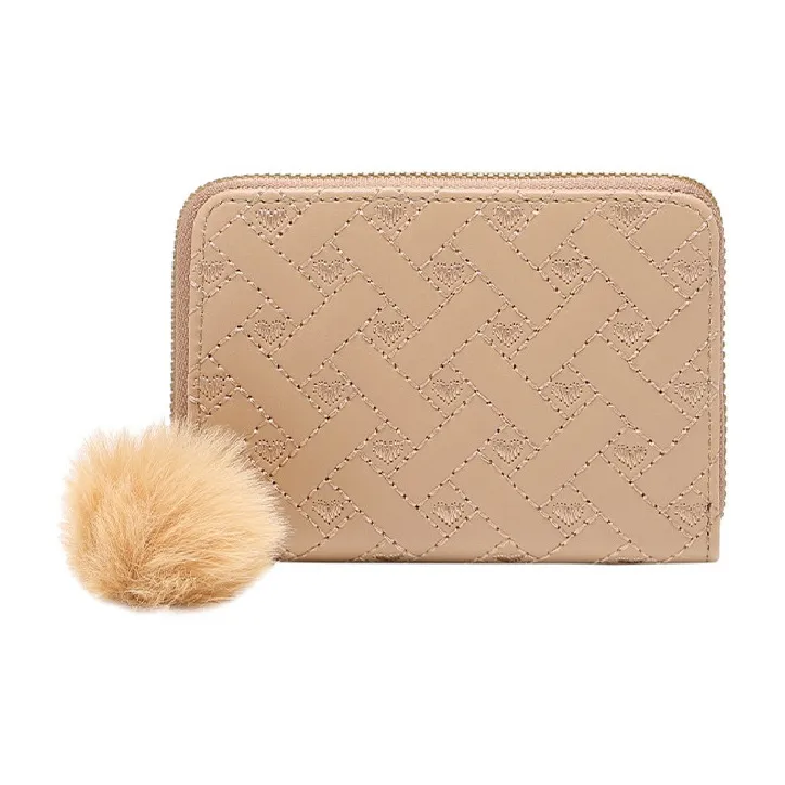 BRINCH Synthetic Leather Wallet Women's White/Black/Pink/Khaki/Brown-9
