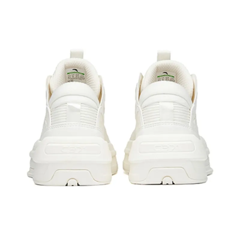 Anta C37 2.0 Breathable And Lightweight Mid Top Skateboard Shoes Women's Ivory White-4