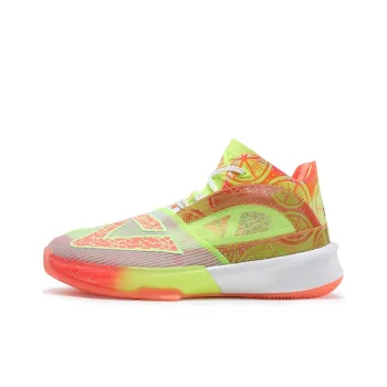 PEAK Surfing The Big Triangle 1.0 Performance Basketball Shoes Men's Fluorescent Red Green