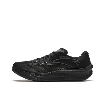 Anta Asphalt Road Fighter 2.0 Cushioning Wear Resistant Rebound Low Top Sprint Running Shoes Men's Black Gold