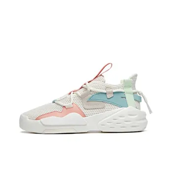 Anta Bastard 6 Slip Resistant Cushioning Wear Resistant Low Top Skateboard Shoes Women's White Pink