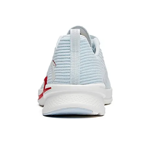 Anta Hydrogen Run II Cushioned Slip Resistant Abrasion Resistant Low Top Running Shoes Men's Blue Red-4