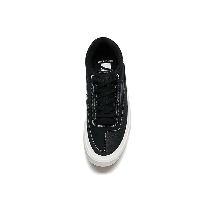 Anta Ao Li Non slip Lightweight Low Top Skateboard Shoes Men's Black-2