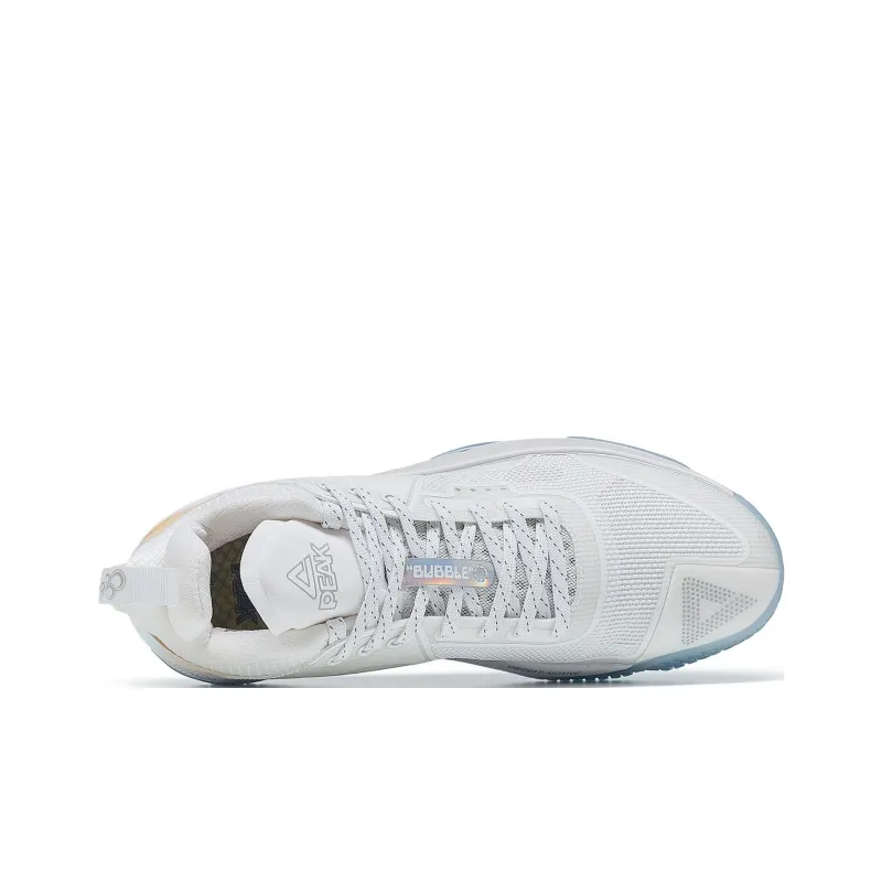PEAK Flash 4 Power Edition Cushioning Anti-Slip And Wear-Resistant Low-Top Basketball Shoes White-3