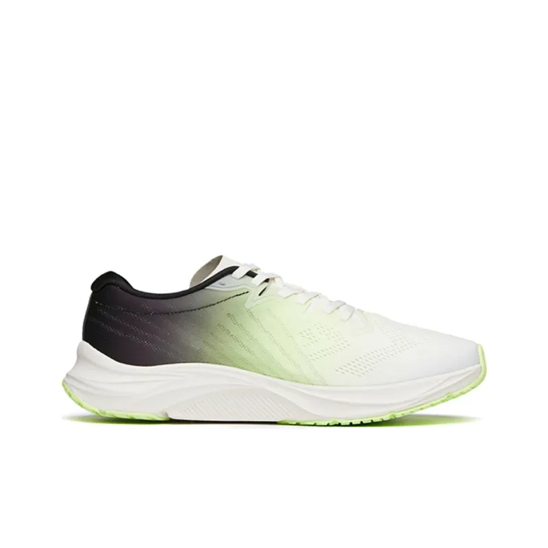 Anta Asphalt Road Fighter 1.0 Durable Breathable Low Top Running Shoes Men's White Green Black-1