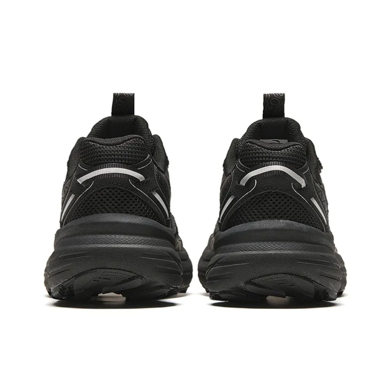 Anta AT957 Cushioning, Wear Resistant Low Top Casual Running Shoes Women's Black Silver-3