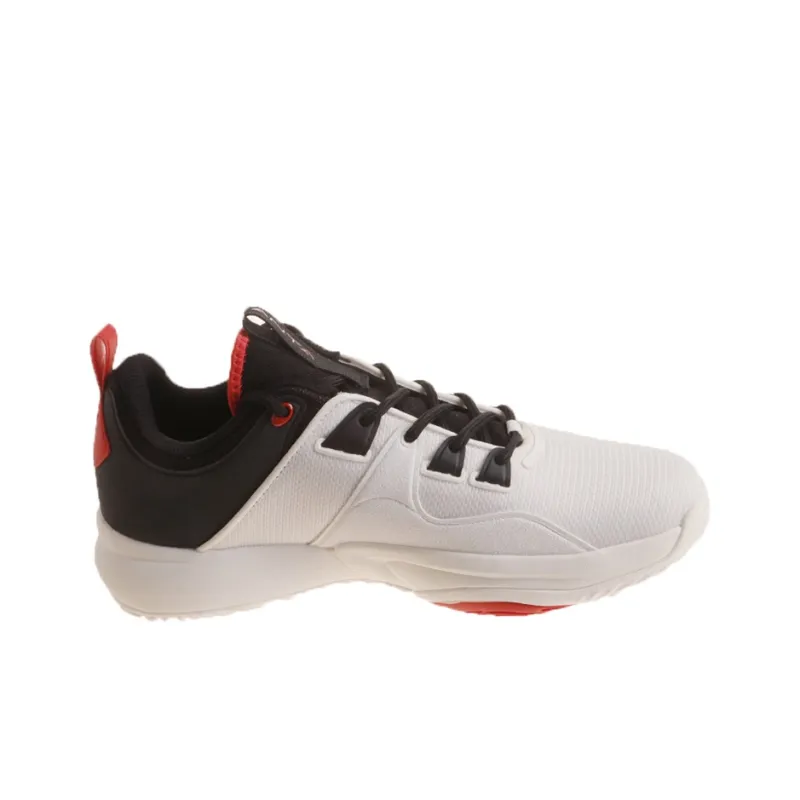 Anta Swoosh 1.0 Breathable Low Top Performance Basketball Shoes Men's Black Red-1