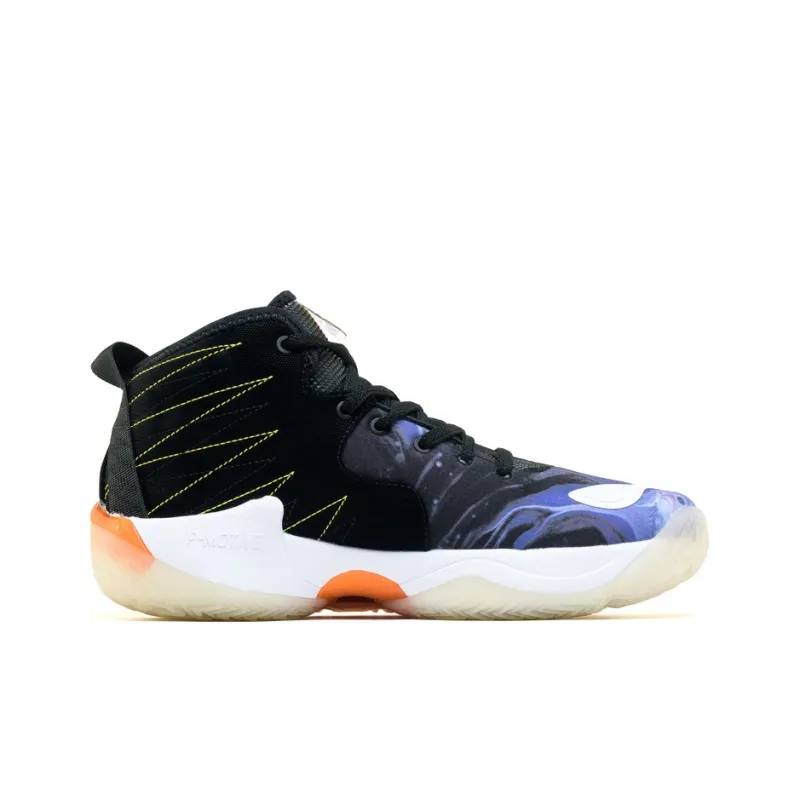 PEAK Monster 7 Cushioning, Slip Resistant, Abrasion Resistant, Coverage, Support High Top Basketball Shoes Men's Purple-1